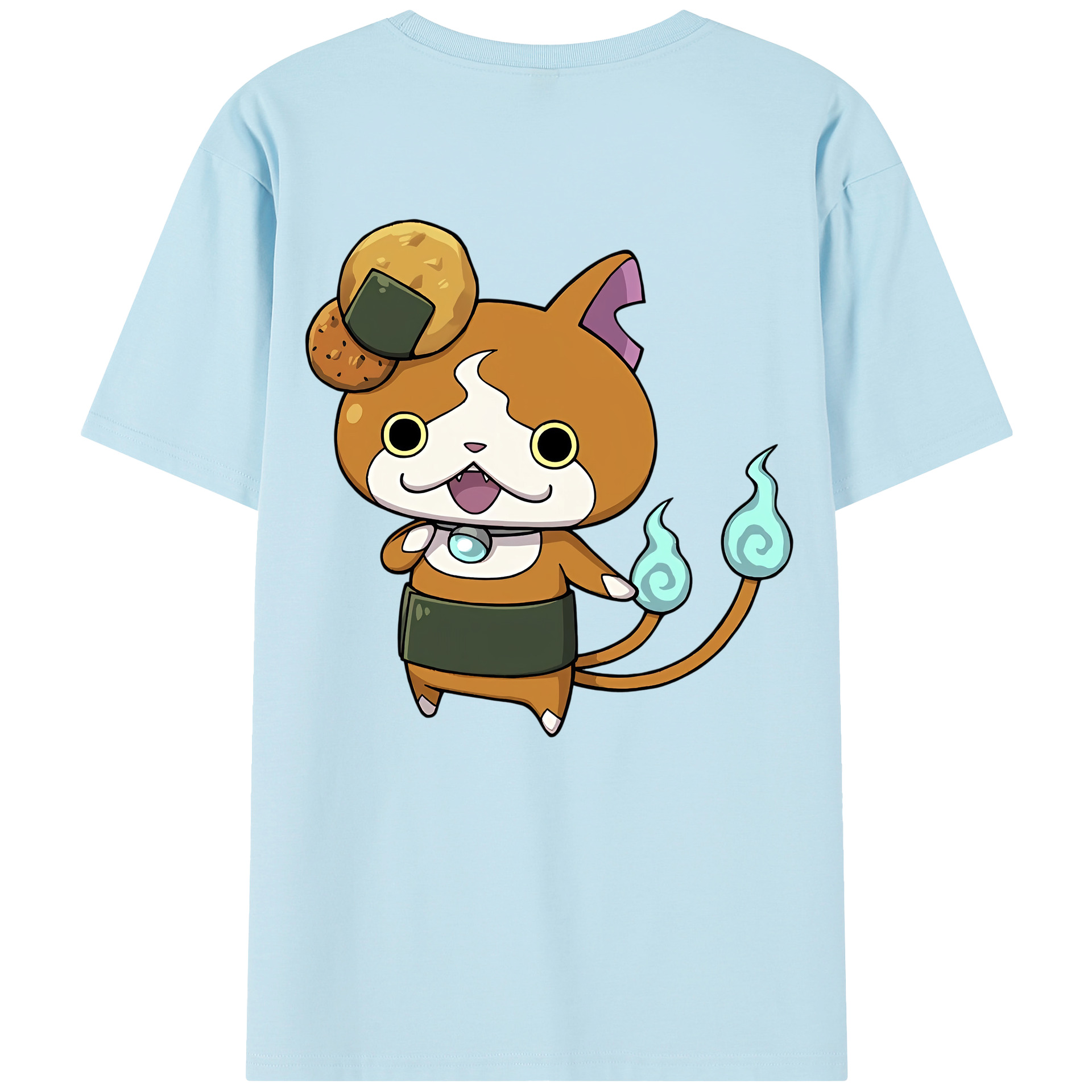 （画像用） 妖怪ウォッチ Yo-kai Watch 綿100％半袖Tシャツ（背面プリント）